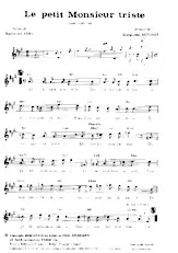 download the accordion score Le petit Monsieur triste in PDF format