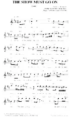 descargar la partitura para acordeón The show must go on (Chant : Queen) en formato PDF