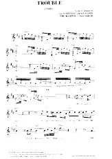 download the accordion score Trouble in PDF format