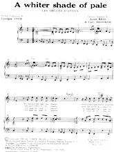 télécharger la partition d'accordéon A whiter shade of pale (Les orgues d'antan) au format PDF