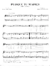 scarica la spartito per fisarmonica Puisque tu m'aimes (Sein agora) (Chant : Nana Mouskouri) in formato PDF