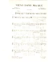 descargar la partitura para acordeón Viens dans ma rue (Valse Chantée) en formato PDF