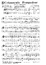 télécharger la partition d'accordéon Crépuscule Pompadour (Ocaso Pompadour) (Valse Chantée) au format PDF