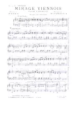 télécharger la partition d'accordéon Mirage Viennois (Valse Viennoise) au format PDF