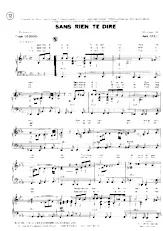 download the accordion score Sans rien te dire in PDF format