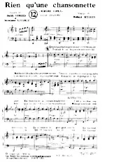 descargar la partitura para acordeón Rien qu'une chansonnette (Alegre Copla) en formato PDF