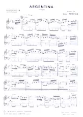 descargar la partitura para acordeón Argentina (Tango) en formato PDF