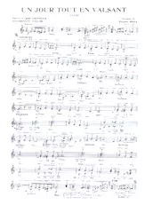 descargar la partitura para acordeón Un jour tout en valsant (Valse) en formato PDF