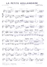 scarica la spartito per fisarmonica La petite Hollandaise (Polka) in formato PDF