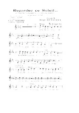 descargar la partitura para acordeón Regardez ce soleil (L'auberge du cheval blanc) en formato PDF