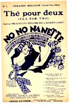 descargar la partitura para acordeón Thé pour deux (Tea for two) (De l'opérette : No No Nanette) en formato PDF