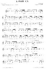 download the accordion score A part ça in PDF format