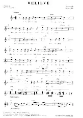 descargar la partitura para acordeón Believe en formato PDF