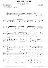 télécharger la partition d'accordéon L'air du vent (Pocahontas) (Colors of the wind) au format PDF