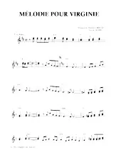 download the accordion score Mélodie pour Virginie (Boléro) in PDF format