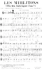 download the accordion score Les Mirlitons (Où les fabrique t'on) in PDF format
