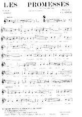 télécharger la partition d'accordéon Les Promesses (Chant : Georgette Plana) au format PDF