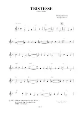 descargar la partitura para acordeón Tristesse (Boléro) en formato PDF