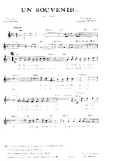 download the accordion score Un souvenir in PDF format