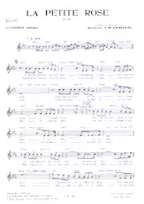 download the accordion score La petite rose (Slow) in PDF format
