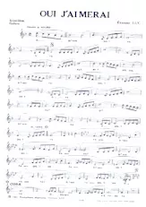 descargar la partitura para acordeón Oui j'aimerai (Boléro) en formato PDF