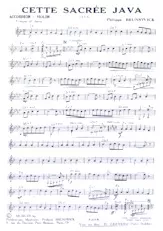 descargar la partitura para acordeón Cette sacrée java en formato PDF