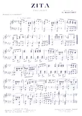 descargar la partitura para acordeón Zita (Paso Doble) en formato PDF