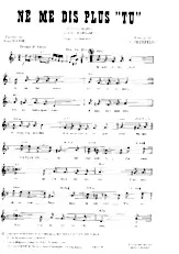 descargar la partitura para acordeón Ne me dis plus tu (Du Film : Barnabé) (Chant : Fernandel) (Tango) en formato PDF