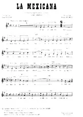 descargar la partitura para acordeón La Mexicana (De l'opérette : Ignace) en formato PDF