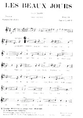 descargar la partitura para acordeón Les beaux jours (Chant : Tino Rossi) (Valse Chantée) en formato PDF