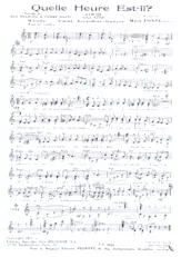 download the accordion score Quelle heure est il (Marche One Step) in PDF format
