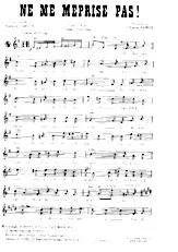 download the accordion score Ne me méprise pas (Chant : Tino Rossi) (Tango Chanté) in PDF format