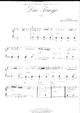 scarica la spartito per fisarmonica Duo Tango in formato PDF
