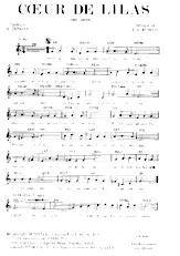 télécharger la partition d'accordéon Cœur de lilas (Chant : Sandrey) (Valse Chantée) au format PDF