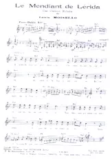 scarica la spartito per fisarmonica Le Mendiant de Lérida (Paso Doble Chanté) in formato PDF