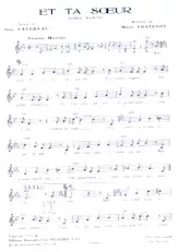 descargar la partitura para acordeón Et ta soeur (Samba Marche) en formato PDF