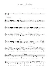 download the accordion score La mer et l'enfant in PDF format