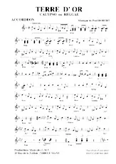 télécharger la partition d'accordéon Terre d'or (Calypso ou Reggae) au format PDF