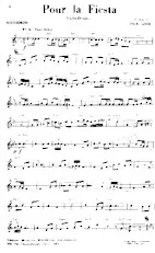 descargar la partitura para acordeón Pour la fiesta (Paso Doble) en formato PDF