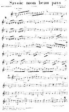 download the accordion score Savoie mon beau pays (Valse) in PDF format