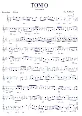 descargar la partitura para acordeón Tonio (Paso Doble) en formato PDF