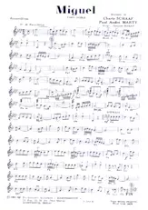 scarica la spartito per fisarmonica Miguel (Paso Doble) in formato PDF