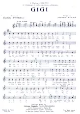 télécharger la partition d'accordéon Gigi (Chant : André Claveau) (Valse) au format PDF