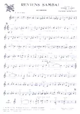 download the accordion score Reviens Samba in PDF format