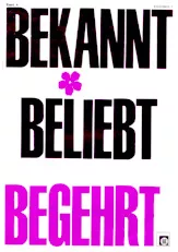 download the accordion score Bekannt Beliebt Begehrt (Accordéon 2) in PDF format