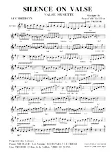 descargar la partitura para acordeón Silence on valse en formato PDF