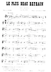 télécharger la partition d'accordéon Le plus beau refrain (Chant : Tino Rossi) (Valse Chantée) au format PDF