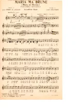scarica la spartito per fisarmonica Maria ma brune (Maria mi Morena) (Paso Doble Seguilla) in formato PDF