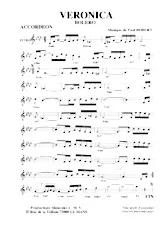 descargar la partitura para acordeón Véronica (Boléro) en formato PDF