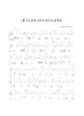 télécharger la partition d'accordéon Le clan des Siciliens au format PDF